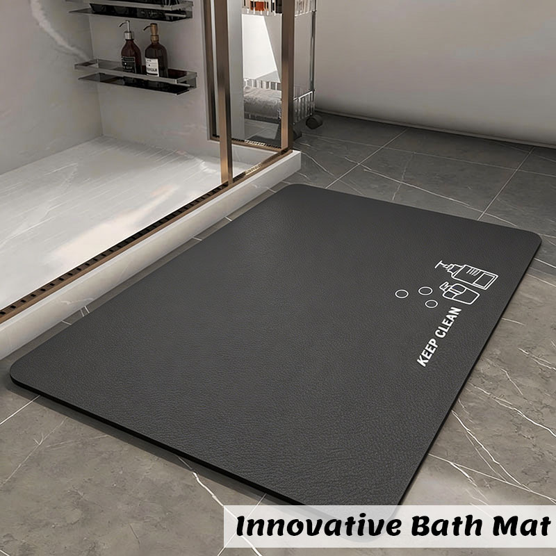سجادة حمام من الدياتومايت، ماص - مراجعة Bamboo Bath Mat وسعره