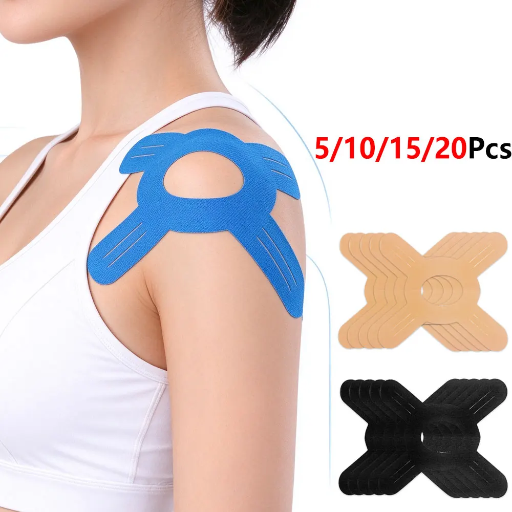 5/10/15/20 قطعة من لاصقات شريط - مراجعة Sports Taping Precut وسعره